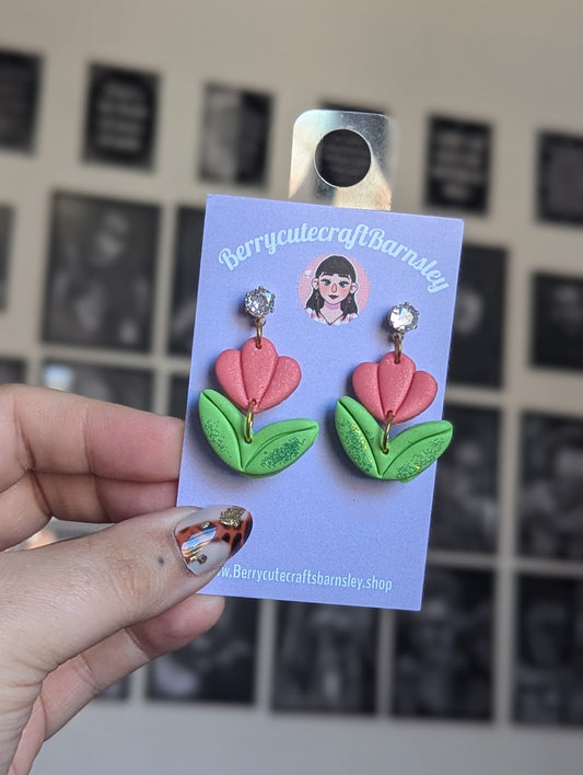 Tulip earrings