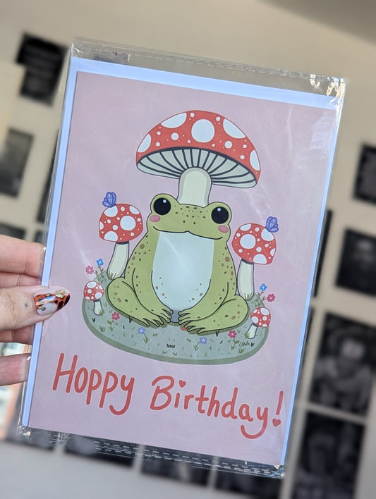 Hoppy birthday! Card