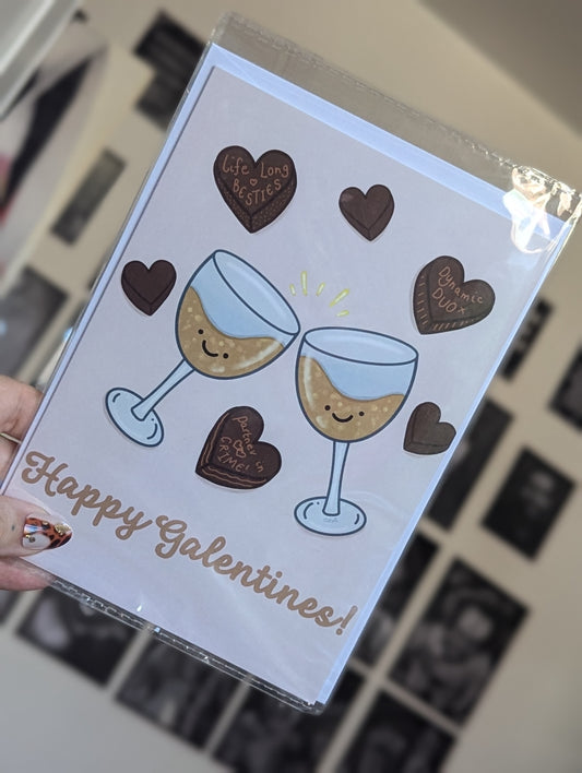 Galentines card