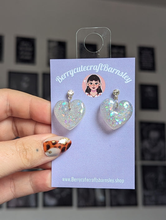 Princess hearts opal effect