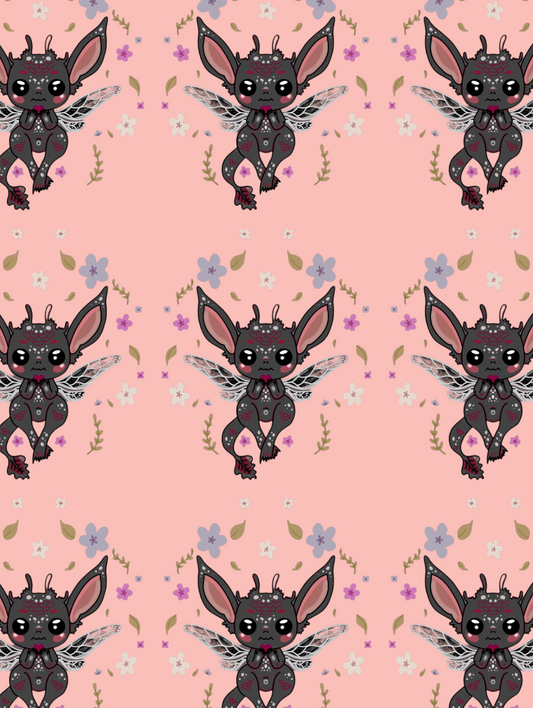 Dark Sprite Pink Background